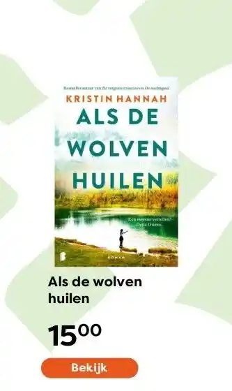 The Read Shop Als de wolven huilen aanbieding