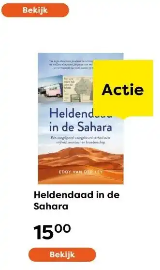 The Read Shop Heldendaad in de Sahara aanbieding