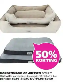 Ranzijn HONDENMAND OF -KUSSEN SCRUFFS HARVARD aanbieding