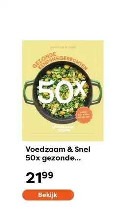 The Read Shop Voedzaam & Snel 50x gezonde eenpansgerechten aanbieding