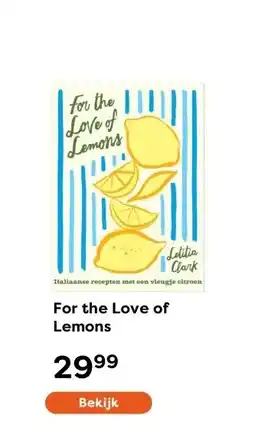 The Read Shop For the Love of Lemons aanbieding
