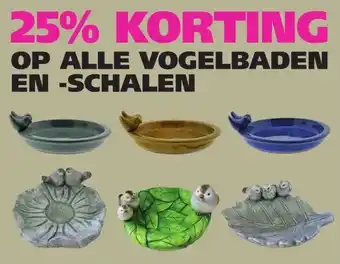 Ranzijn OP ALLE VOGELBADEN EN-SCHALEN aanbieding