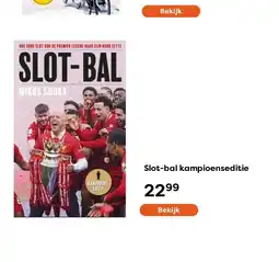 The Read Shop Slot-bal kampioenseditie aanbieding