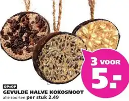Ranzijn GEVULDE HALVE KOKOSNOOT aanbieding