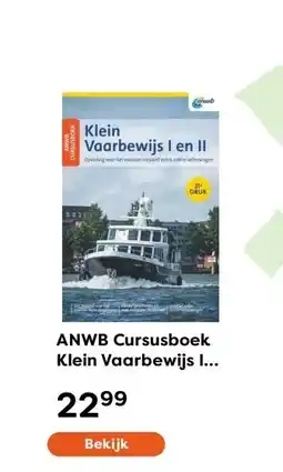 The Read Shop ANWB Cursusboek Klein Vaarbewijs I en II aanbieding