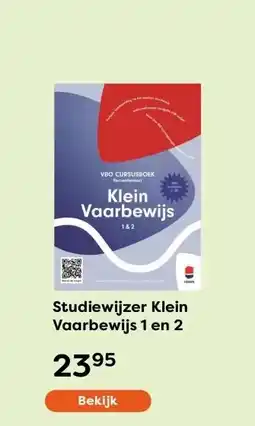 The Read Shop Studiewijzer Klein Vaarbewijs 1 en 2 aanbieding