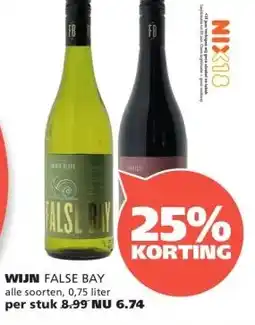 Ranzijn WIJN FALSE BAY aanbieding