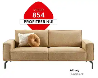 Profijt Meubel Alburg 3 zitsbank aanbieding