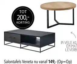 Pronto wonen Salontafels Veneta aanbieding