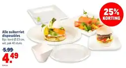 Makro Alle suikerriet disposables aanbieding