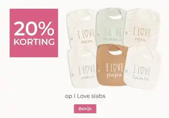 Prenatal op I Love slabs aanbieding