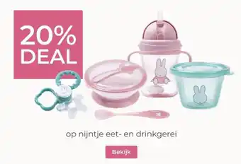 Prenatal nijntje eet- en drinkgerei aanbieding