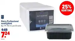 Makro Metro Professional maaltijdbak aanbieding