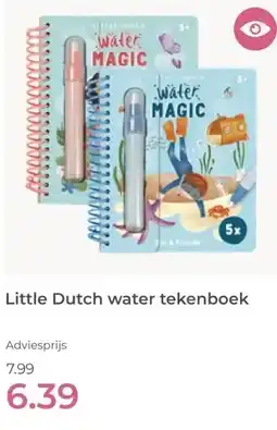 Prenatal Little Dutch water tekenboek aanbieding