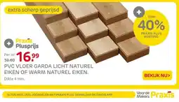 Praxis Pvc Vloer Garda Licht naturel eiken of warm naturel eiken aanbieding