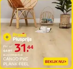 Praxis Cando pvc plank feel aanbieding