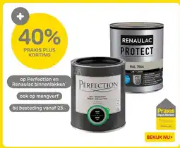 Praxis Op perfection en renaulac binnenlakken aanbieding
