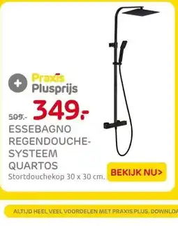 Praxis Essebagno regendouche systeem quartos aanbieding