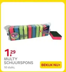 Praxis Multy schuurspons aanbieding