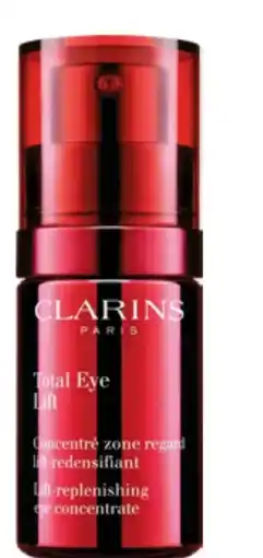 Mooi parfumerie Clarins Total Eye Lift Oaserum 15 ml aanbieding