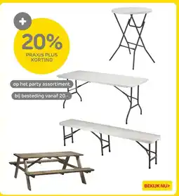 Praxis Op het party assortiment aanbieding