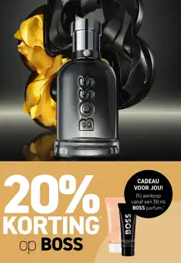 Mooi parfumerie 20% KORTING op BOSS aanbieding