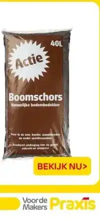 Praxis Boomschors aanbieding