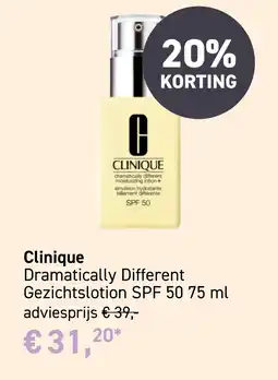 Mooi parfumerie Clinique Dramatically Different aanbieding