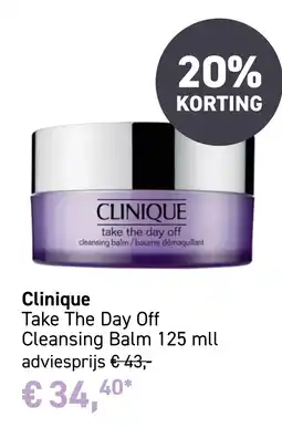 Mooi parfumerie Clinique Take The Day Off aanbieding