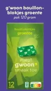 MCD Supermarkt g'woon bouillon- blokjes groente aanbieding