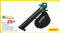Praxis Eurom elektrische bladruimer aanbieding
