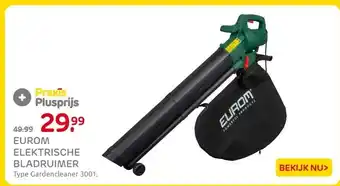 Praxis Eurom elektrische bladruimer aanbieding