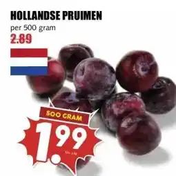 MCD Supermarkt HOLLANDSE PRUIMEN aanbieding