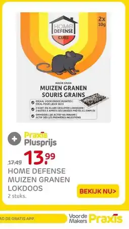 Praxis Home defense muizen granen lokdoos aanbieding