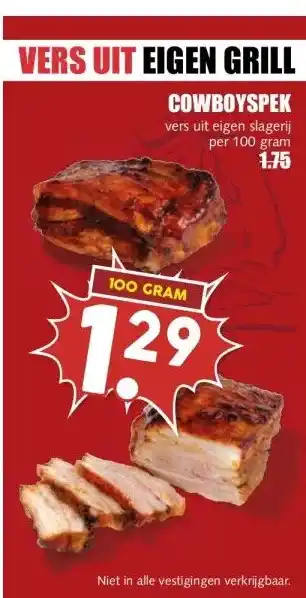 MCD Supermarkt COWBOYSPEK aanbieding