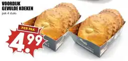 MCD Supermarkt VOORDIJK GEVULDE KOEKEN aanbieding
