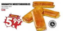 MCD Supermarkt BRABANTSE WORSTENBROODJES aanbieding