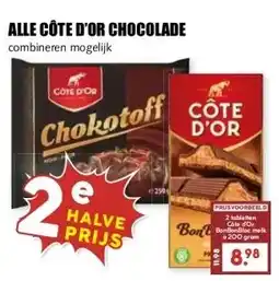 MCD Supermarkt ALLE CÔTE D'OR CHOCOLADE aanbieding