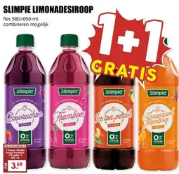MCD Supermarkt SLIMPIE LIMONADESIROOP aanbieding