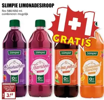 MCD Supermarkt SLIMPIE LIMONADESIROOP aanbieding