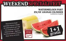 MCD Supermarkt WATERMELOEN PART EN/OF ANANAS CILINDER aanbieding
