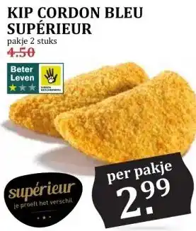 MCD Supermarkt KIP CORDON BLEU SUPÉRIEUR aanbieding
