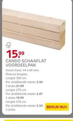 Praxis Cando schaaflat voordeelpak aanbieding