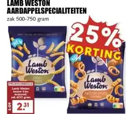 MCD Supermarkt LAMB WESTON AARDAPPELSPECIALITEITEN aanbieding