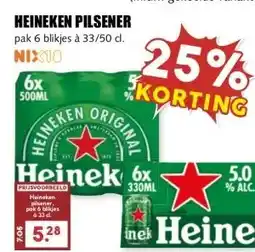 MCD Supermarkt HEINEKEN PILSENER aanbieding