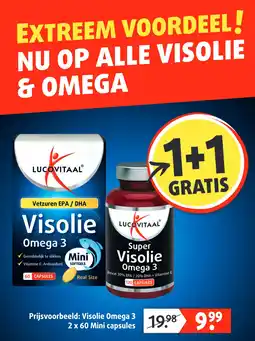 Lucovitaal Visolie Omega 3 aanbieding