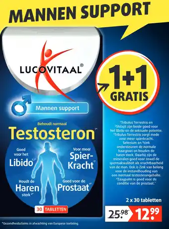 Lucovitaal MANNEN SUPPORT aanbieding