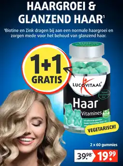 Lucovitaal HAARGROEI & GLANZEND HAAR' aanbieding