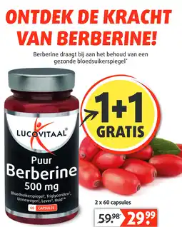 Lucovitaal Puur Berberine aanbieding