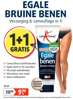 Lucovitaal EGALE BRUINE RENEN aanbieding